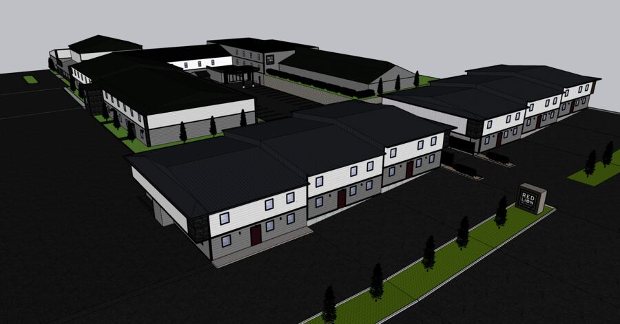 Scalp Avenue campus overhead rendering